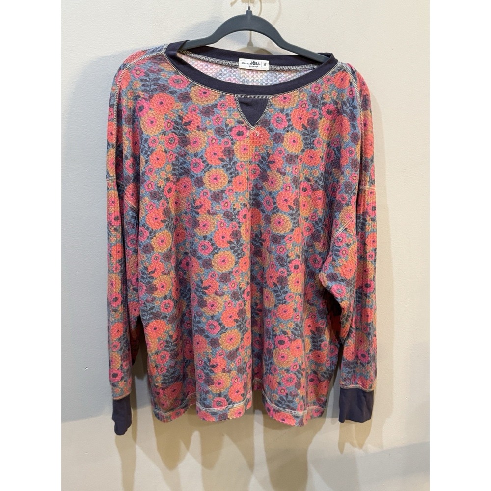 Natural Life Thermal Top Floral Size Medium Floral Cozy - Picture 2 of 9